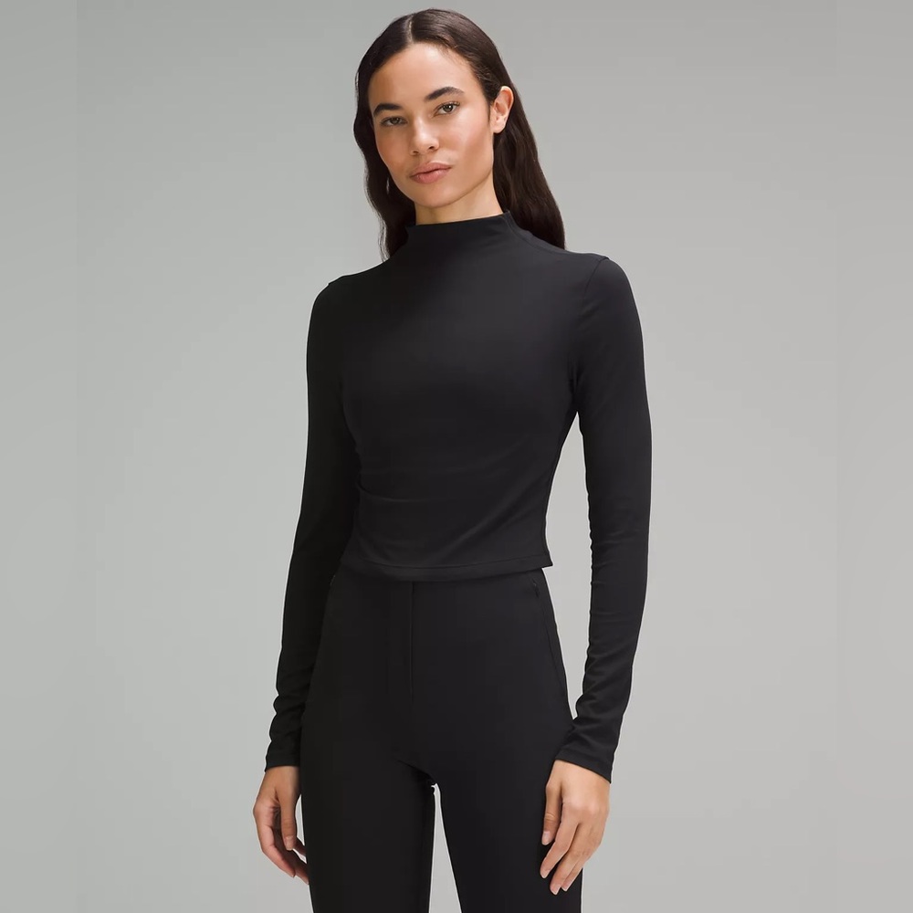 All Aligned Mockneck Long-Sleeve Shirt